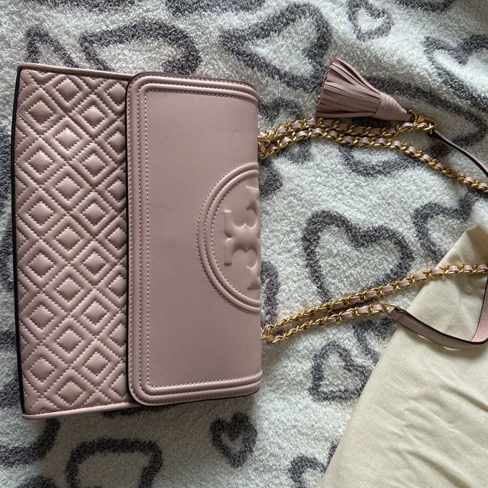 FLEMING CONVERTIBLE SHOULDER BAG PINK